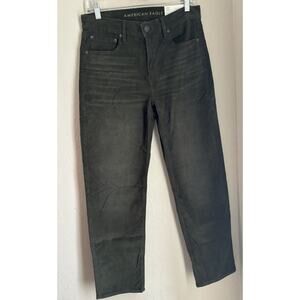 NWT AMERICAN‎ EAGLE GREEN CORDUROY PANTS BOTTOMS WOMEN JUNIOR SIZE 2 MSRP $59.95